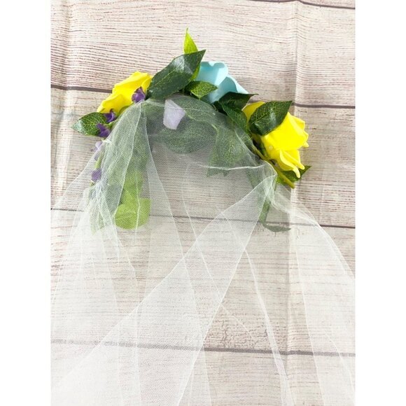 Vintage Floral Women's Lace Wedding Veil Head Peice - OS - Picture 7 of 8